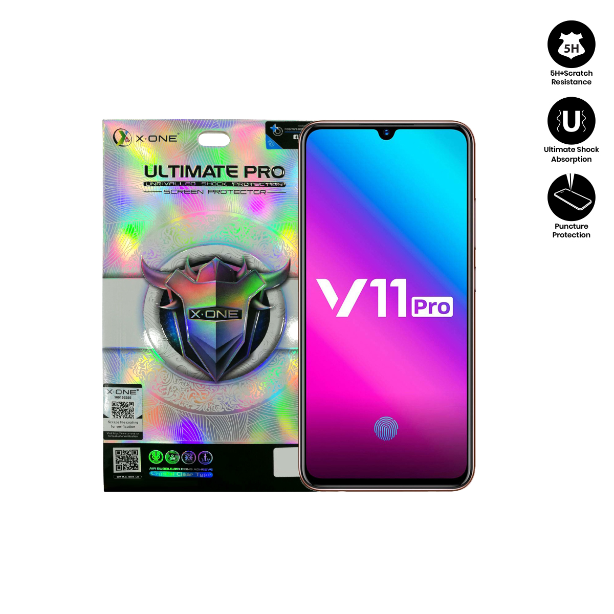 Vivo V11 Pro X One Ultimate Pro Screen Protector AUTHORISED X ONE vivo-v11-pro-x-one-ultimate-pro-screen-protector-authorised-x-one
